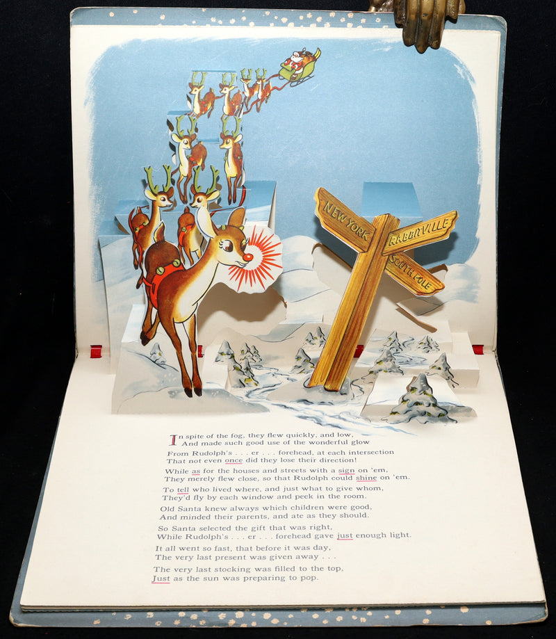 1950 Rare Pop-Up Edition - Rudolph The Red-Nosed Reindeer by Robert L. May