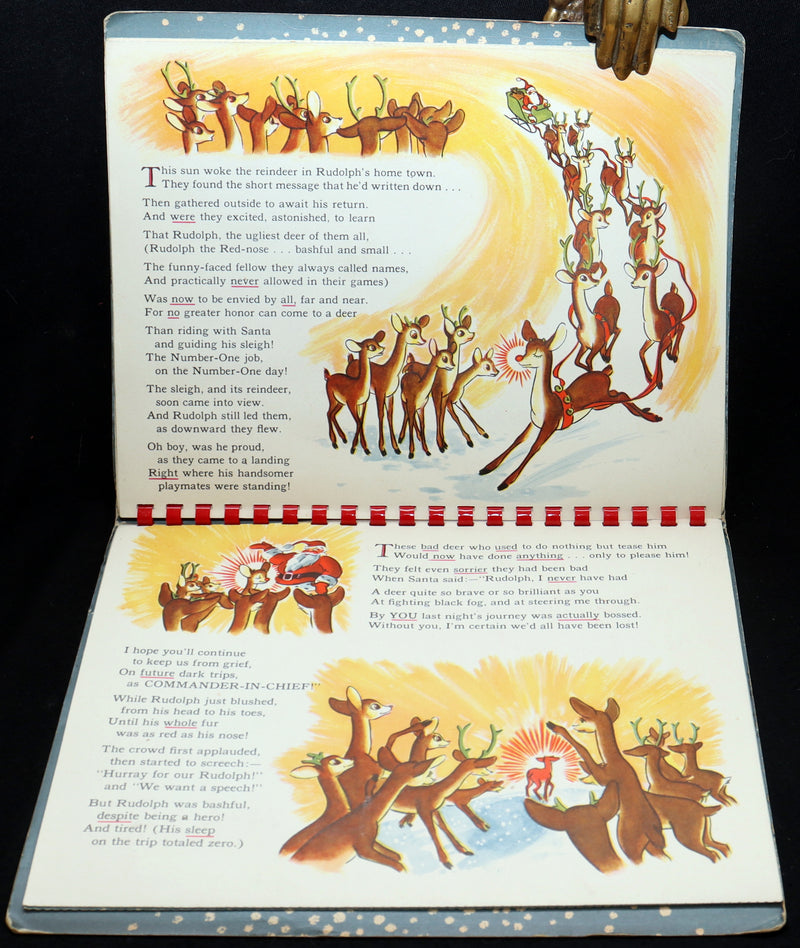 1950 Rare Pop-Up Edition - Rudolph The Red-Nosed Reindeer by Robert L. May