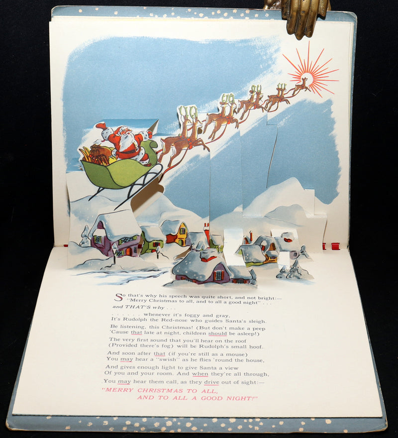 1950 Rare Pop-Up Edition - Rudolph The Red-Nosed Reindeer by Robert L. May