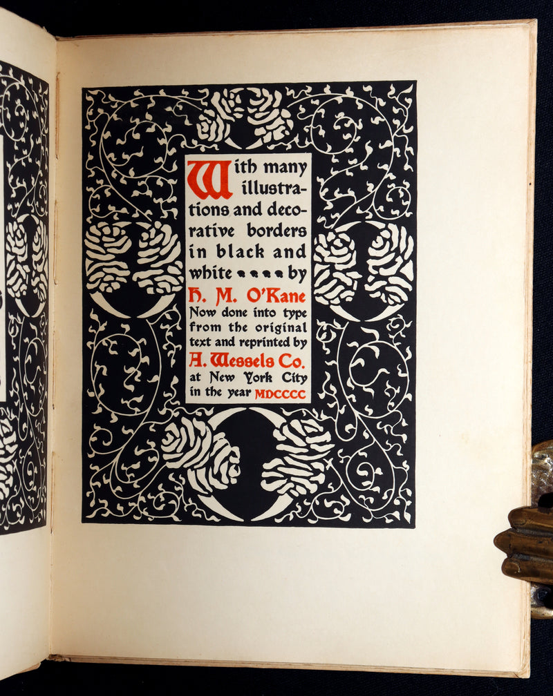 1900 Limited Edition on Japanese Paper- Pre-Raphaelite Ballads by William Morris