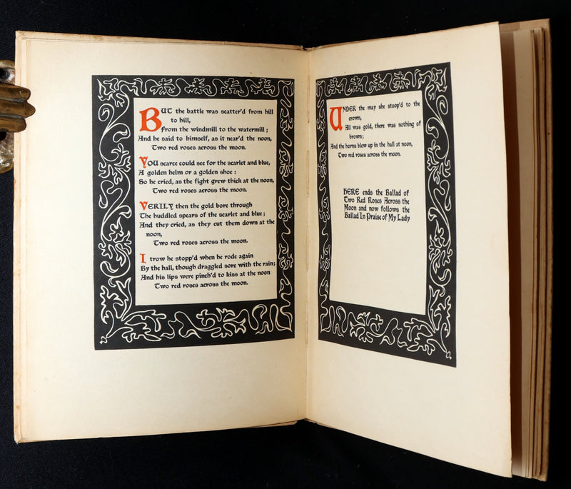 1900 Limited Edition on Japanese Paper- Pre-Raphaelite Ballads by William Morris