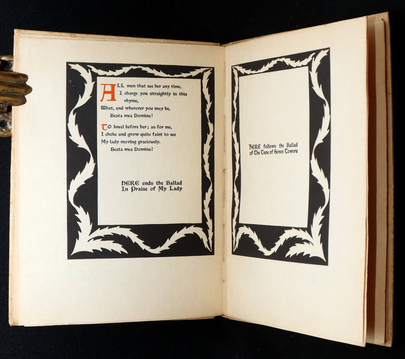 1900 Limited Edition on Japanese Paper- Pre-Raphaelite Ballads by William Morris