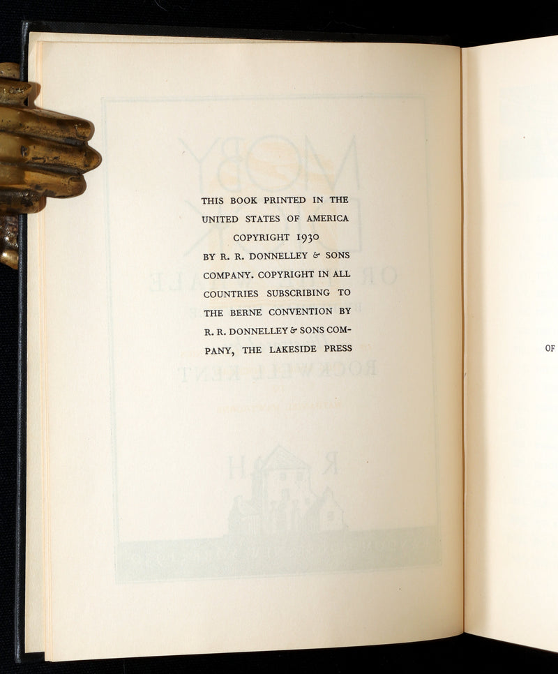 1930 Rare First Edition - Moby Dick by Melville illustrated by Rockwell Kent