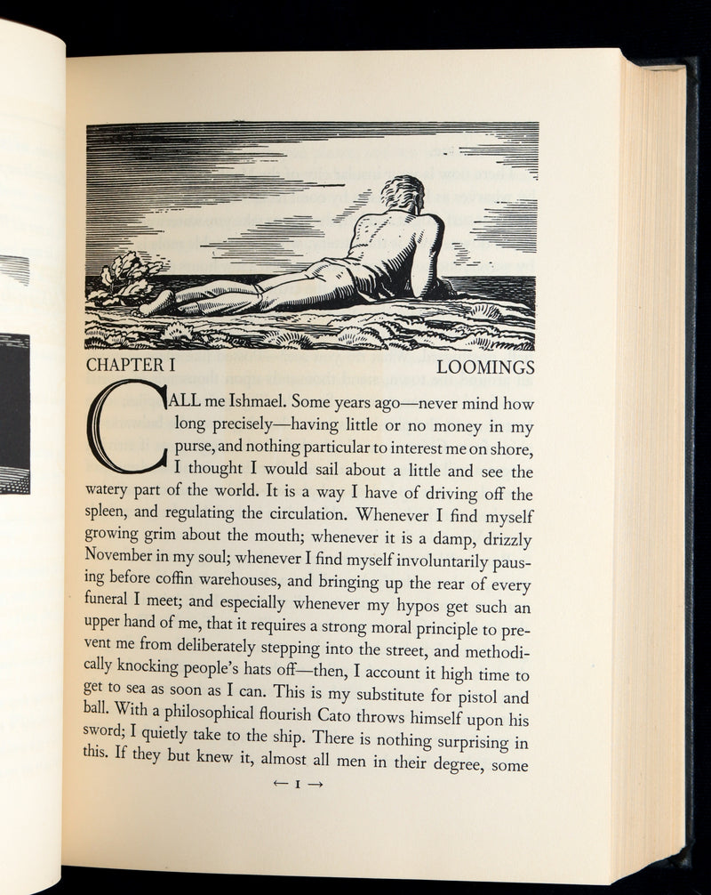 1930 Rare First Edition - Moby Dick by Melville illustrated by Rockwell Kent
