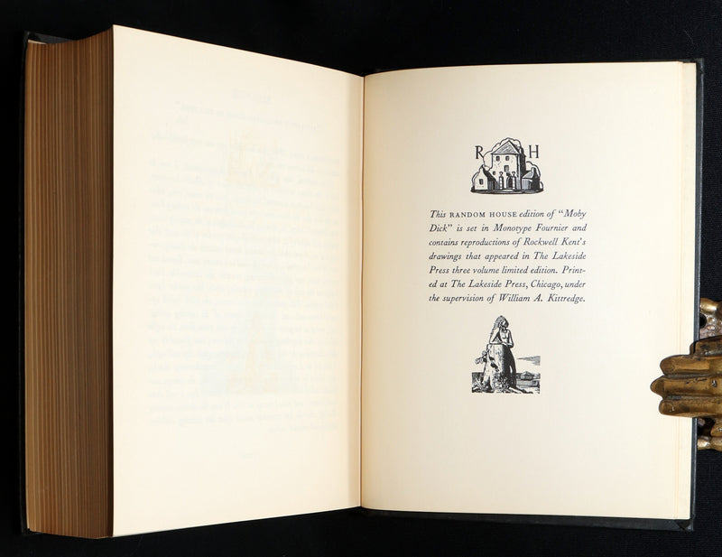 1930 Rare First Edition - Moby Dick by Melville illustrated by Rockwell Kent