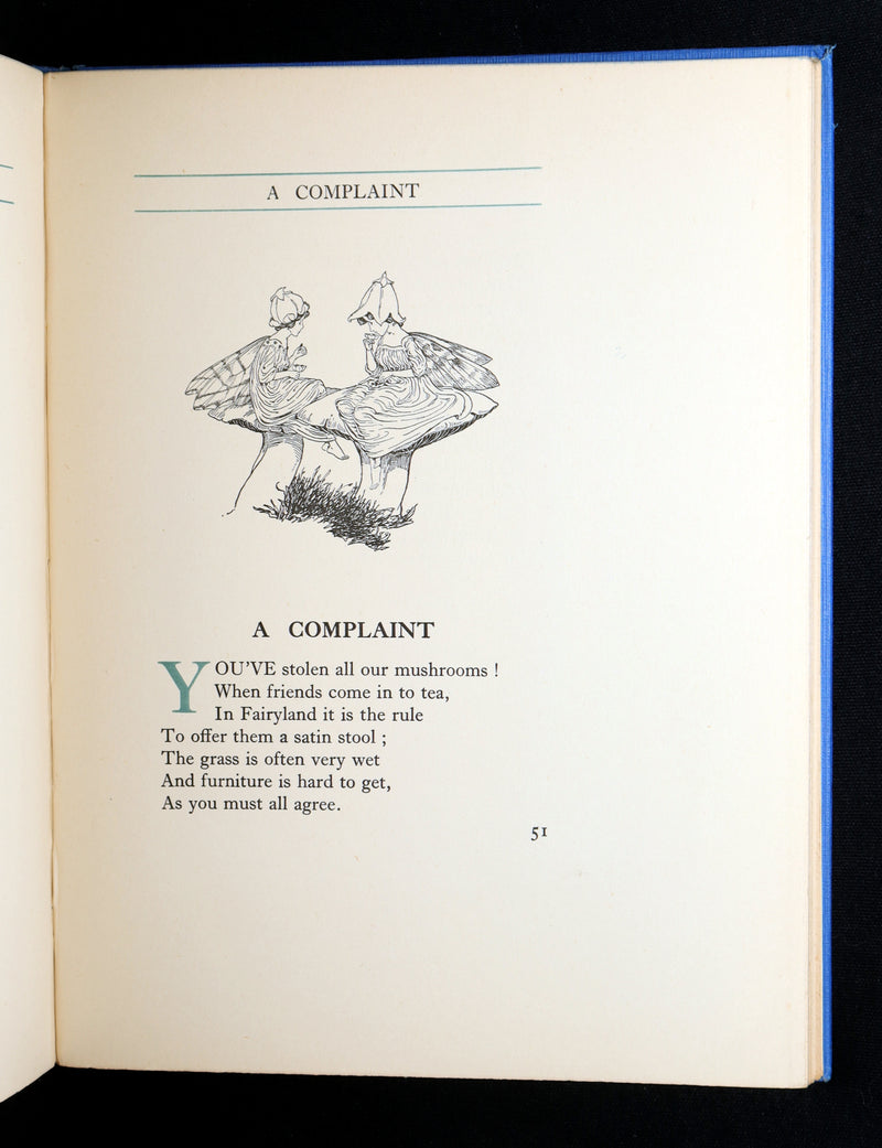 1923 First Edition - The Rose Fyleman Fairy Book  by Hilda T. Miller