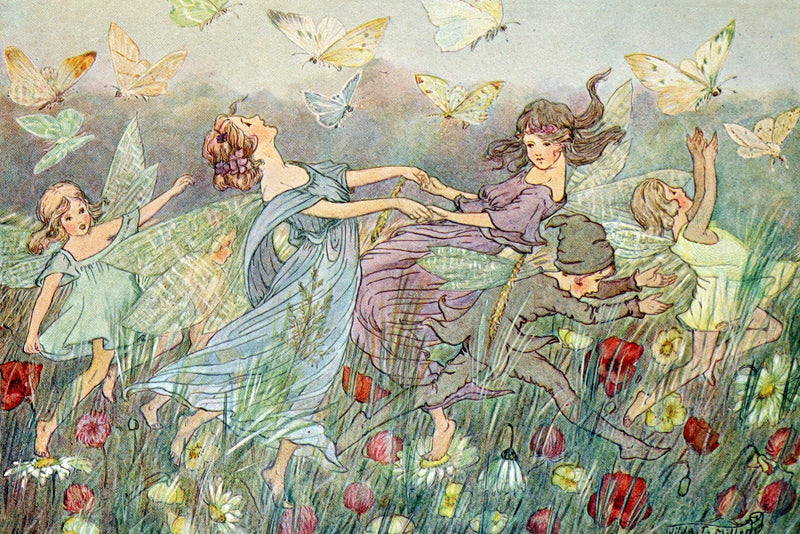 1923 First Edition - The Rose Fyleman Fairy Book  by Hilda T. Miller