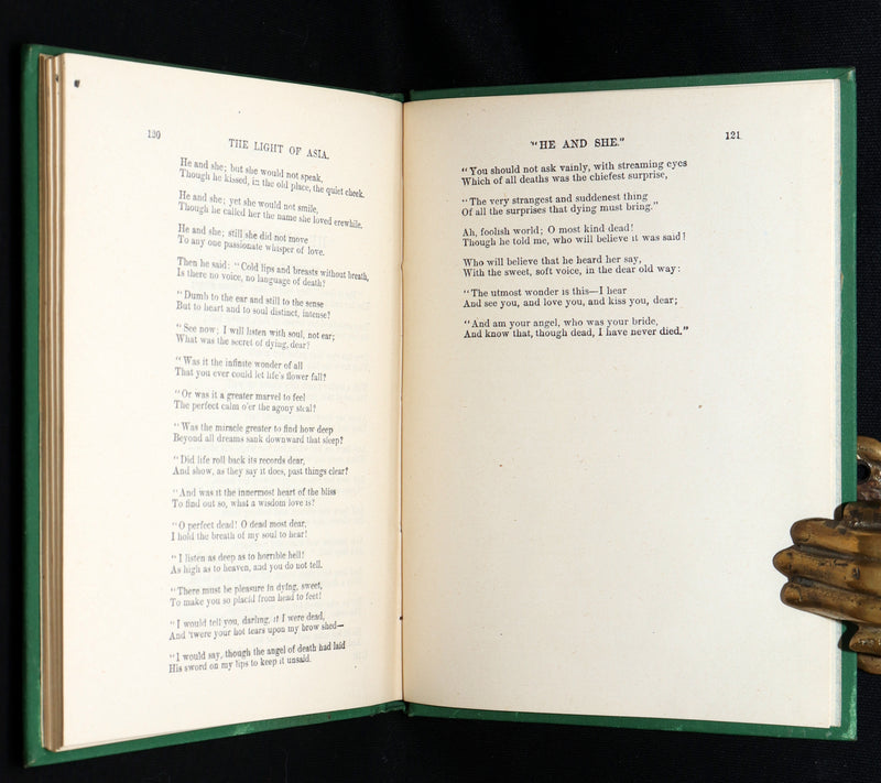 1880 Rare Book- The Light of Asia or The Great Renunciation, Founder of Buddhism