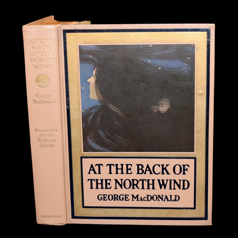 1919 Rare First Edition by Jessie Willcox Smith - At The Back of The North Wind