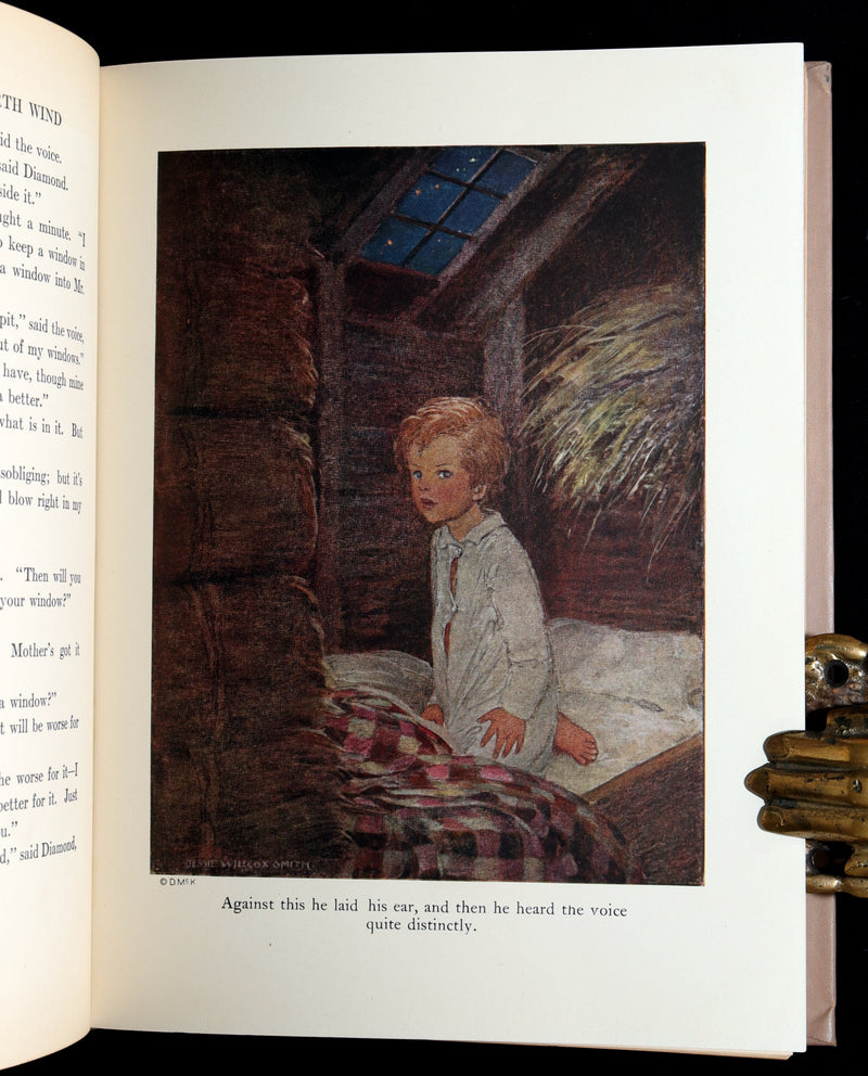 1919 Rare First Edition by Jessie Willcox Smith - At The Back of The North Wind
