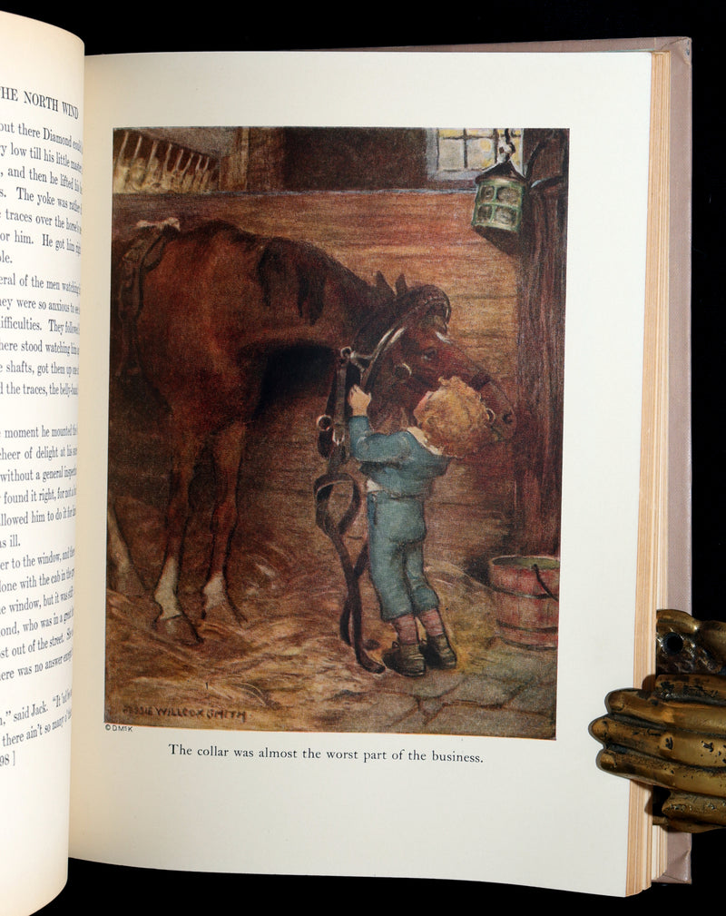 1919 Rare First Edition by Jessie Willcox Smith - At The Back of The North Wind