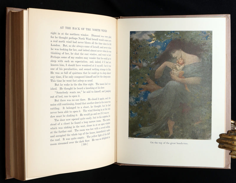 1919 Rare First Edition by Jessie Willcox Smith - At The Back of The North Wind