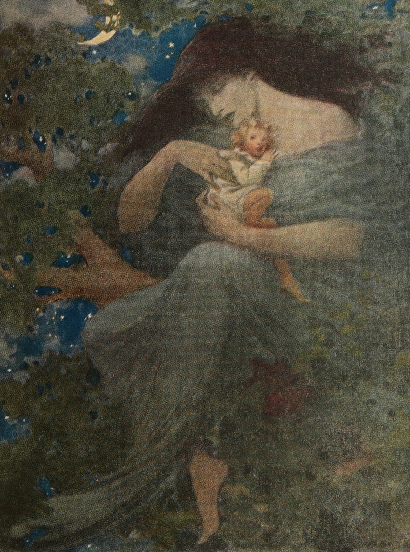 1919 Rare First Edition by Jessie Willcox Smith - At The Back of The North Wind