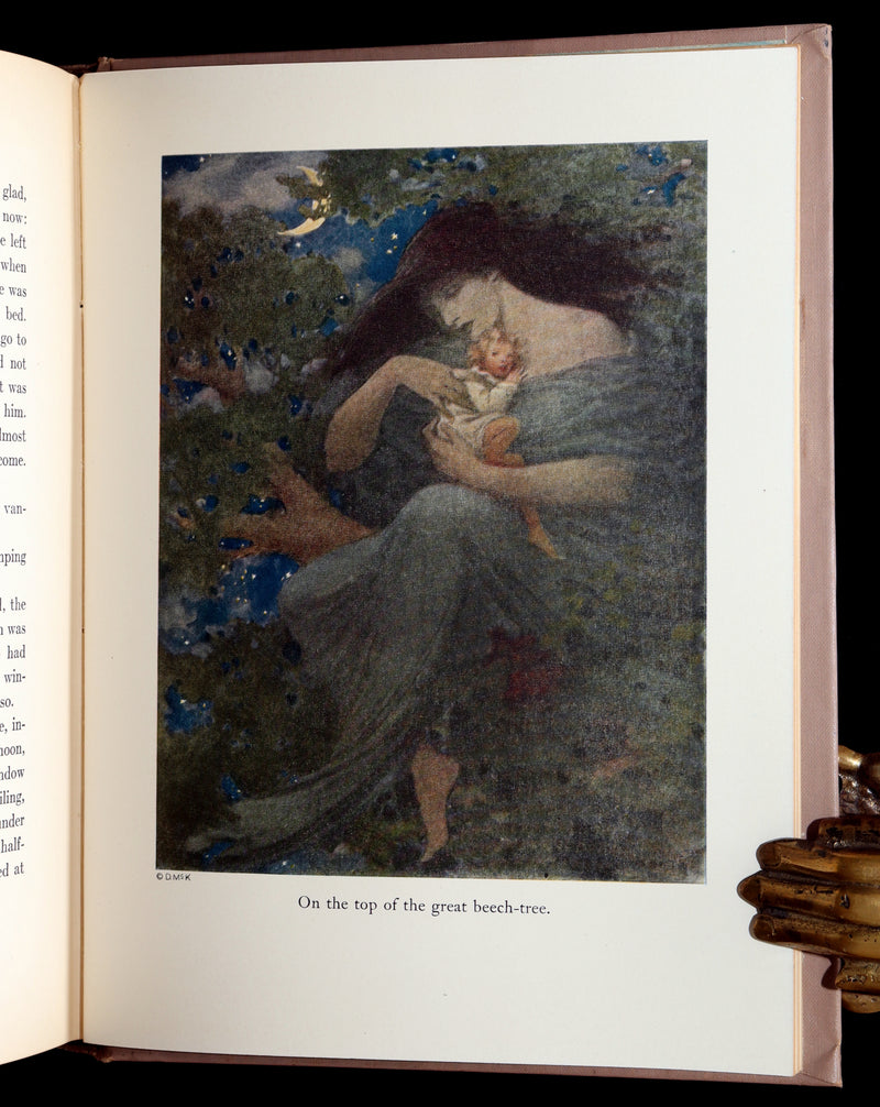 1919 Rare First Edition by Jessie Willcox Smith - At The Back of The North Wind