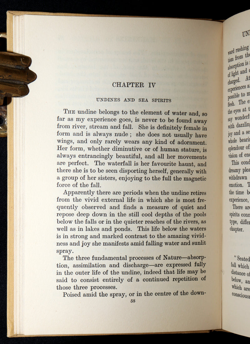 1925 Rare First Edition- Fairies at Work and at Play observed by Geoffrey Hodson