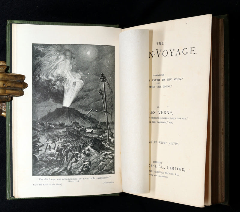 1902 Jules Verne - The Moon Voyage From the Earth to the Moon and Round the Moon