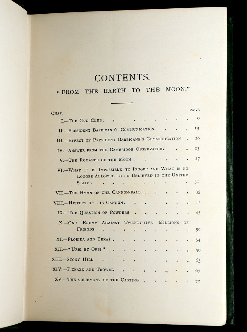 1902 Jules Verne - The Moon Voyage From the Earth to the Moon and Round the Moon