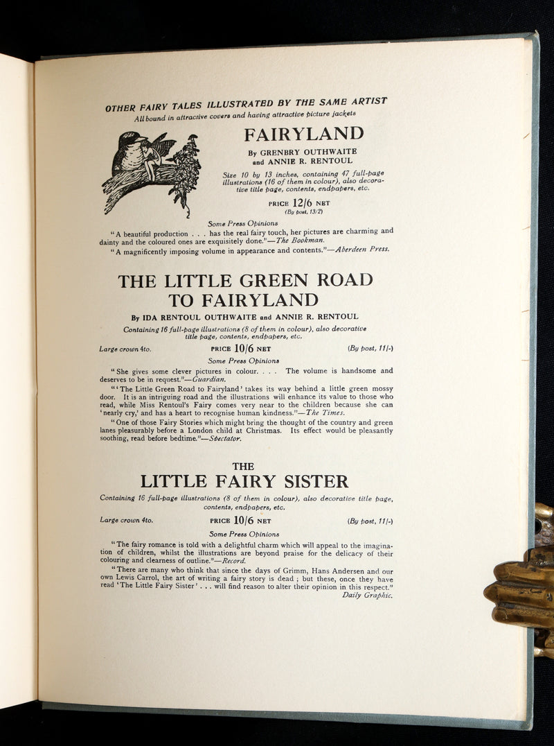 1936 Rare Book - The Enchanted Forest by Ida Rentoul Outhwaite