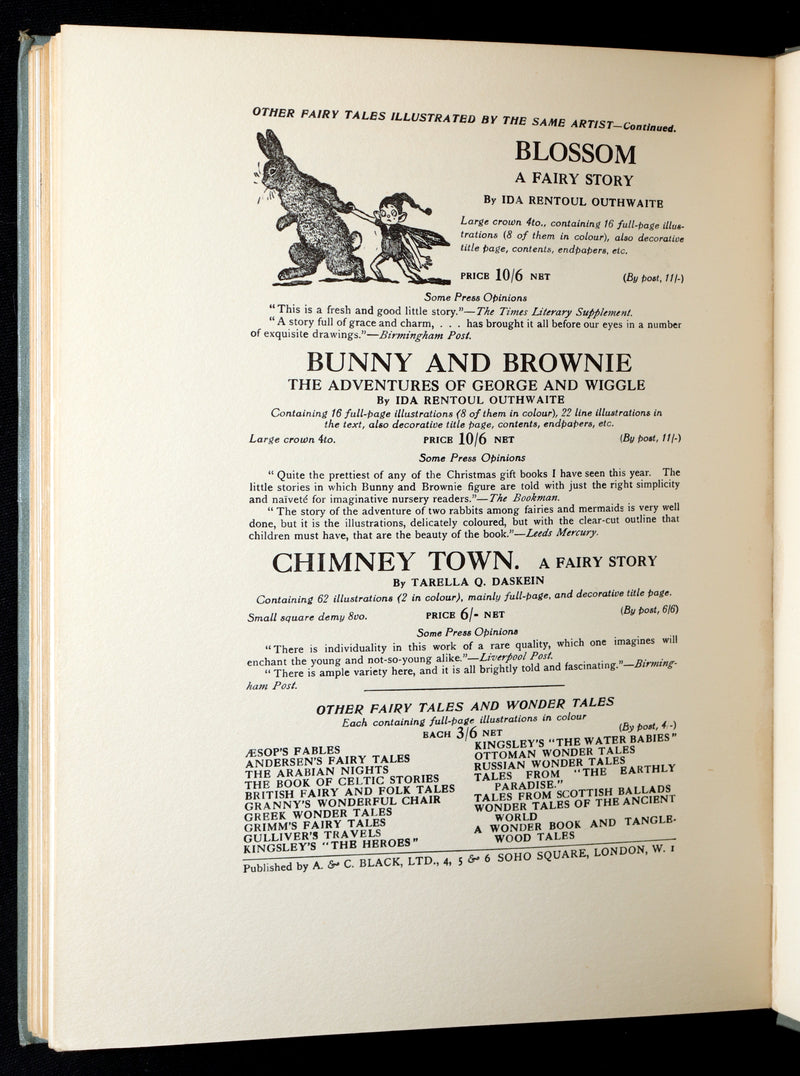 1936 Rare Book - The Enchanted Forest by Ida Rentoul Outhwaite