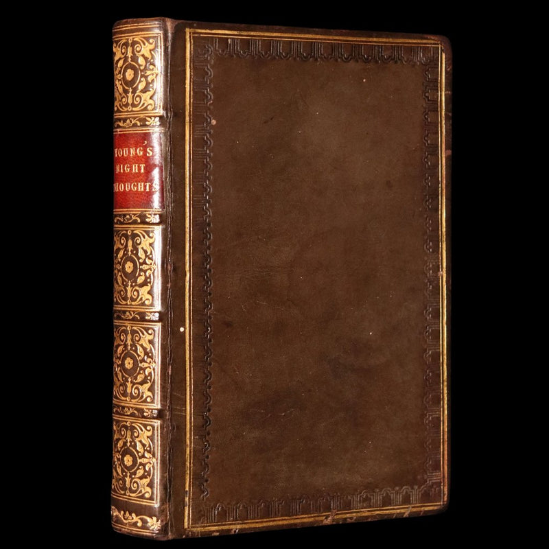 1827 Rare Edition ~ Night Thoughts on Life, Death, & Immortality by Edward Young