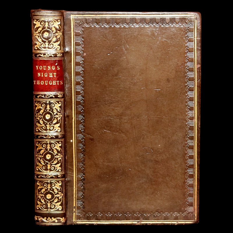 1827 Rare Edition ~ Night Thoughts on Life, Death, & Immortality by Edward Young
