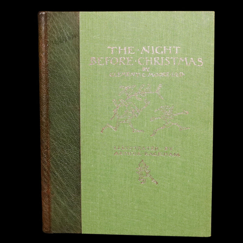 1938 The Night Before Christmas illustrated by Rackham - Bound by Sangorski
