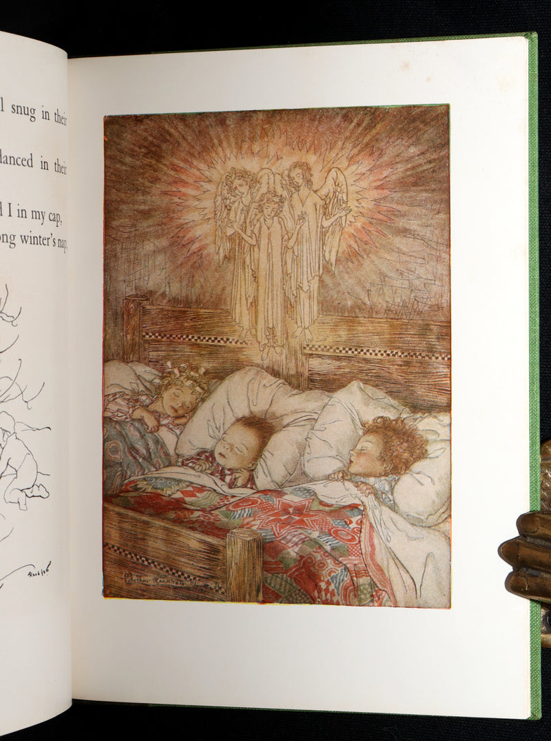 1938 The Night Before Christmas illustrated by Rackham - Bound by Sangorski