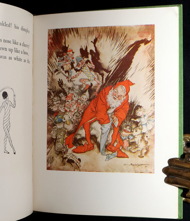 1938 The Night Before Christmas illustrated by Rackham - Bound by Sangorski