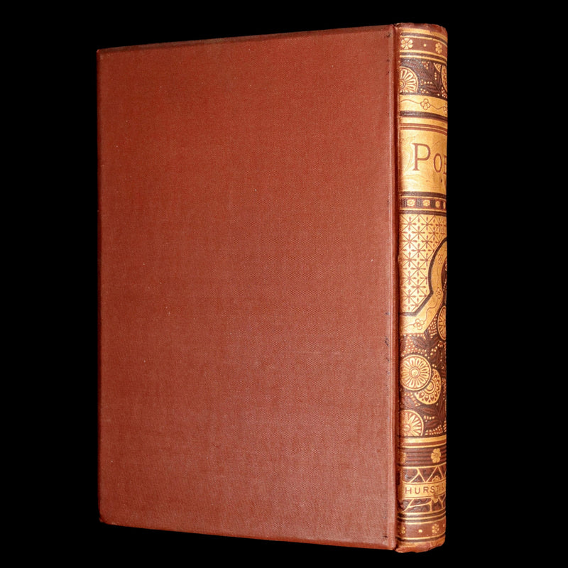 1882 Rare Book - Poems of Edgar Allan Poe with a Full Memoir of the Poet