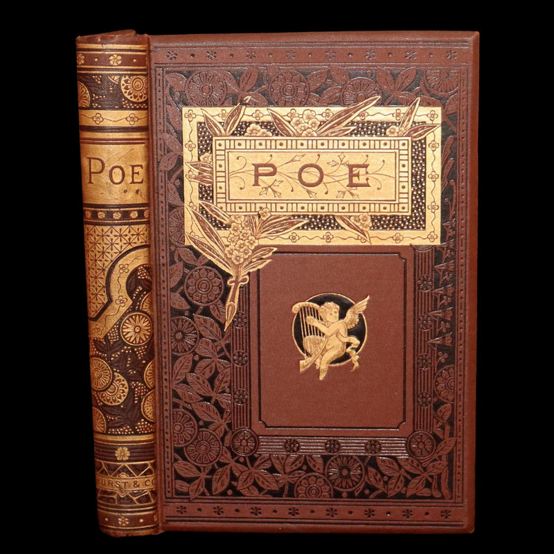 1882 Rare Book - Poems of Edgar Allan Poe with a Full Memoir of the Poet