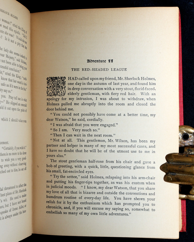 1903 Rare Book - Adventures of Sherlock Holmes by Arthur Conan Doyle