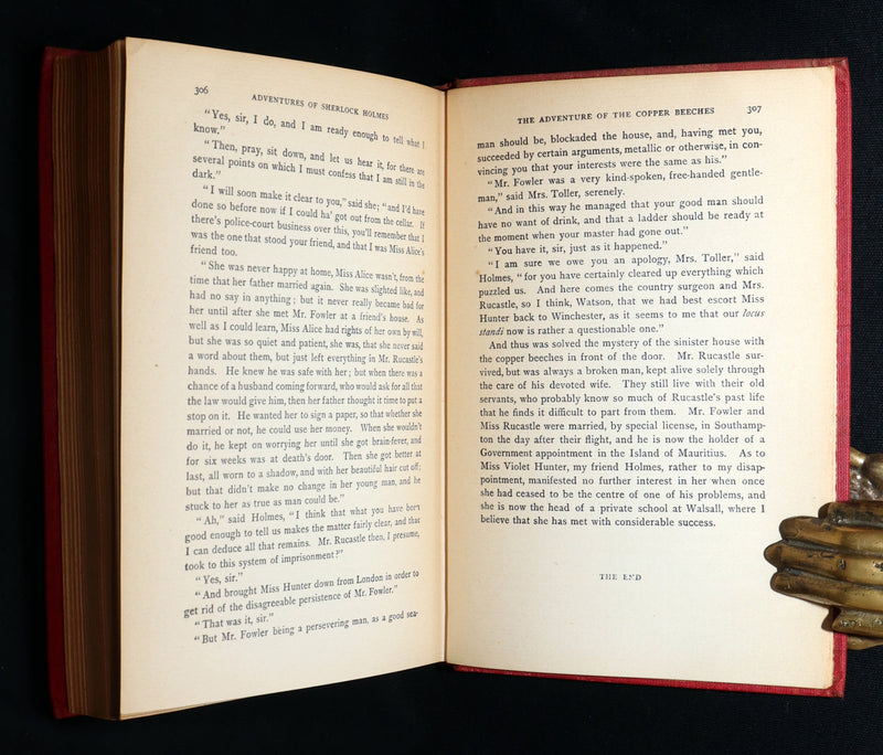 1903 Rare Book - Adventures of Sherlock Holmes by Arthur Conan Doyle