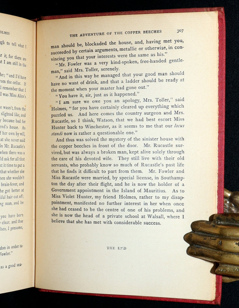1903 Rare Book - Adventures of Sherlock Holmes by Arthur Conan Doyle