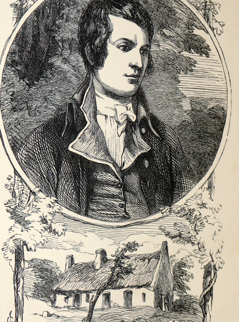 1865 Rare Book - Robert Burns’s Poetical Works, Illustrated by John Gilbert
