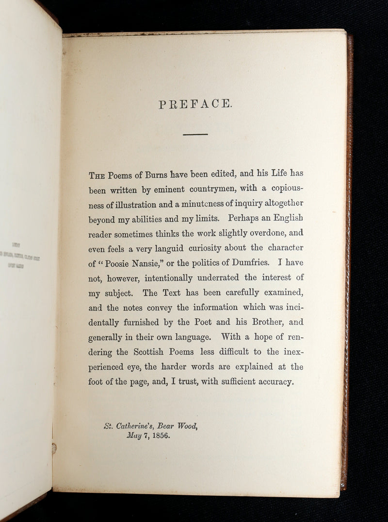 1865 Rare Book - Robert Burns’s Poetical Works, Illustrated by John Gilbert