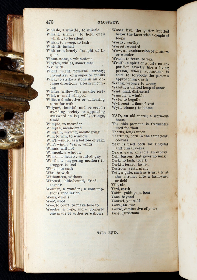 1865 Rare Book - Robert Burns’s Poetical Works, Illustrated by John Gilbert