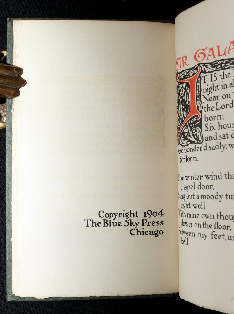 1904 First Edition - Sir Galahad, A Christmas Mystery by William Morris