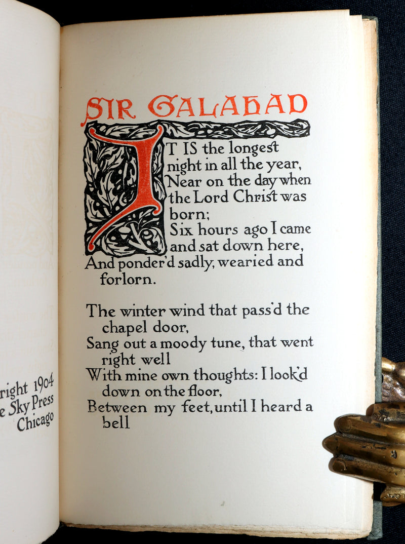 1904 First Edition - Sir Galahad, A Christmas Mystery by William Morris