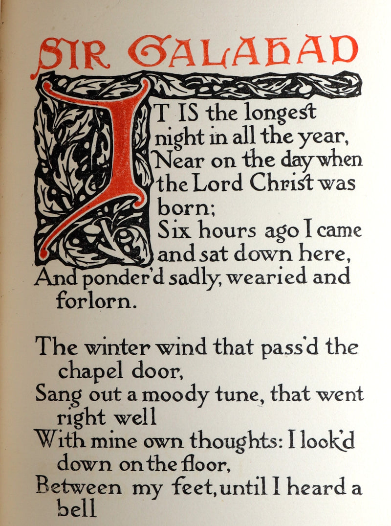 1904 First Edition - Sir Galahad, A Christmas Mystery by William Morris