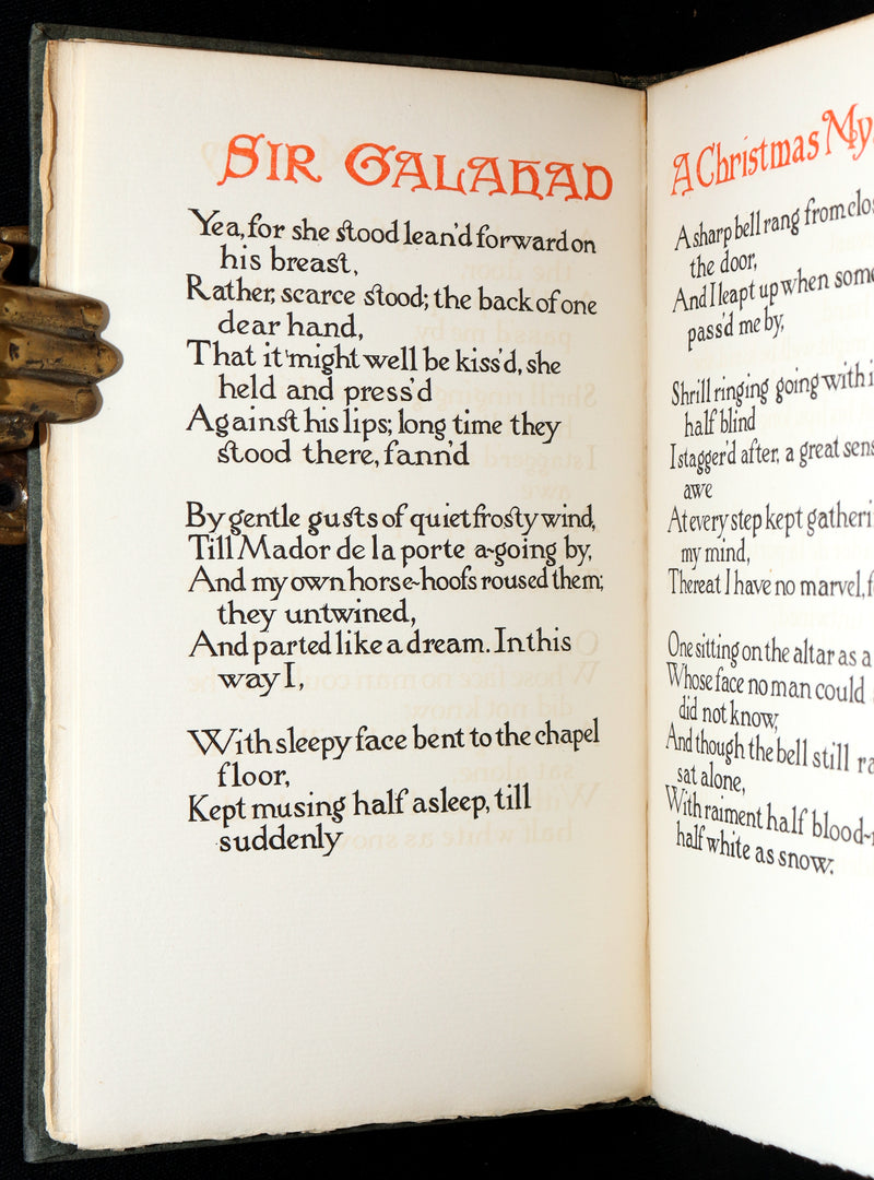 1904 First Edition - Sir Galahad, A Christmas Mystery by William Morris