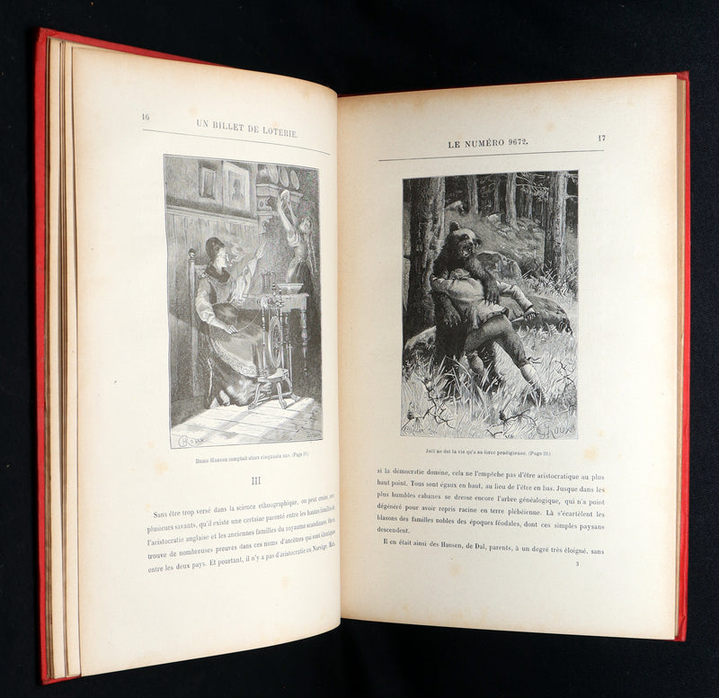 1886 First French Hetzel “Initiales” Edition - Jules Verne, Un Billet de Loterie