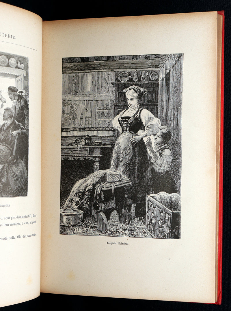 1886 First French Hetzel “Initiales” Edition - Jules Verne, Un Billet de Loterie