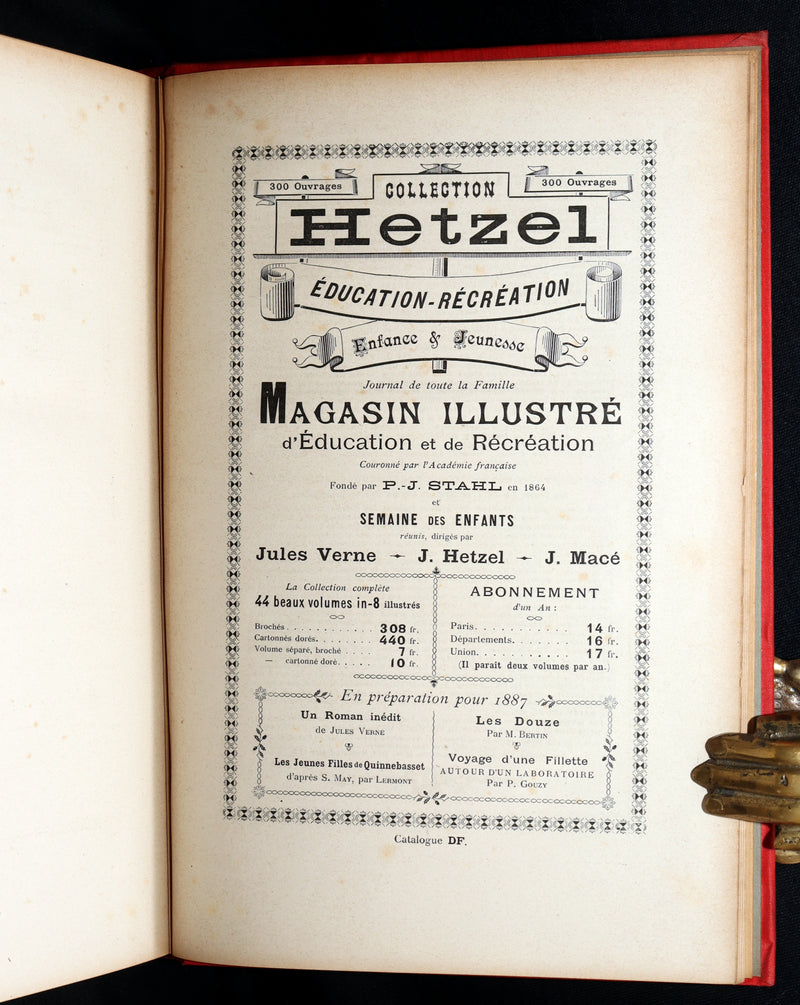 1886 First French Hetzel “Initiales” Edition - Jules Verne, Un Billet de Loterie