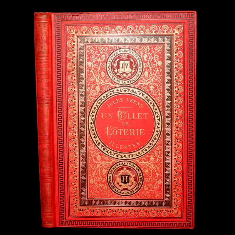 1886 First French Hetzel “Initiales” Edition - Jules Verne, Un Billet de Loterie