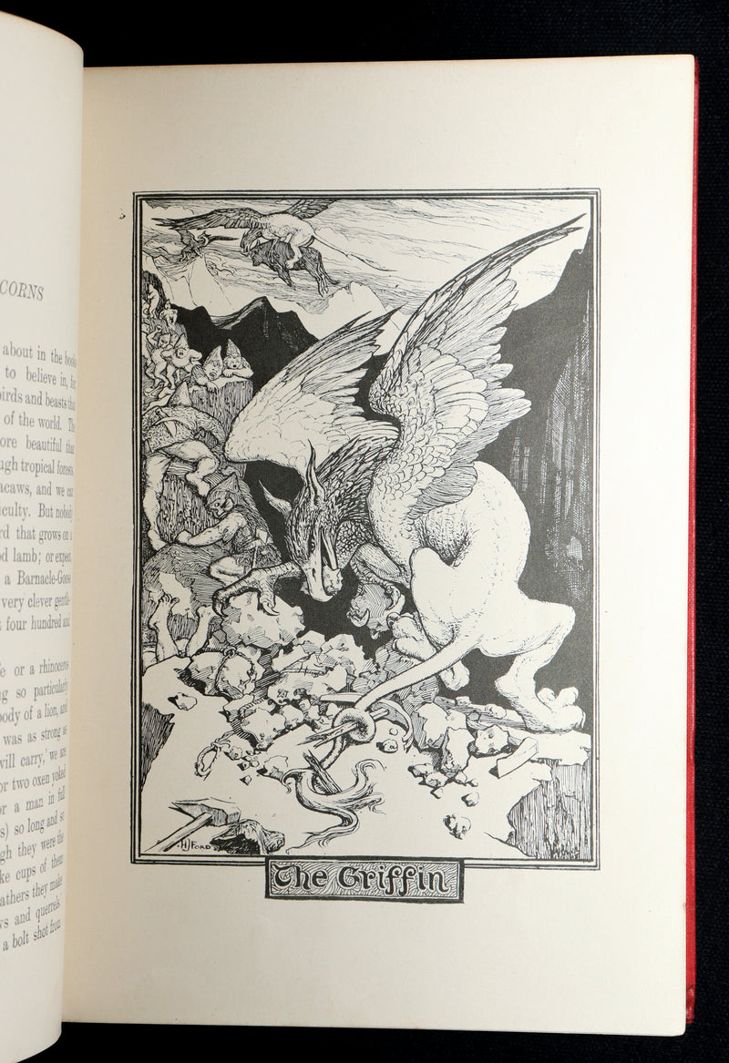 1899 Rare First Edition - The Red Book of Animal Stories by Andrew Lang