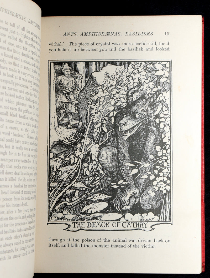 1899 Rare First Edition - The Red Book of Animal Stories by Andrew Lang