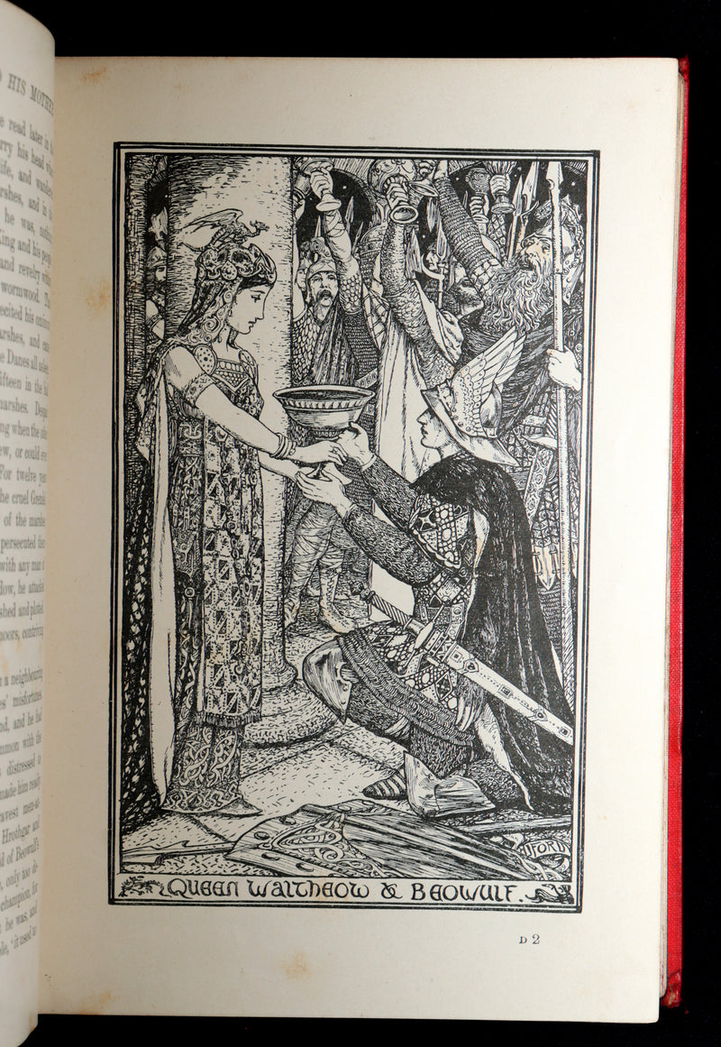 1899 Rare First Edition - The Red Book of Animal Stories by Andrew Lang