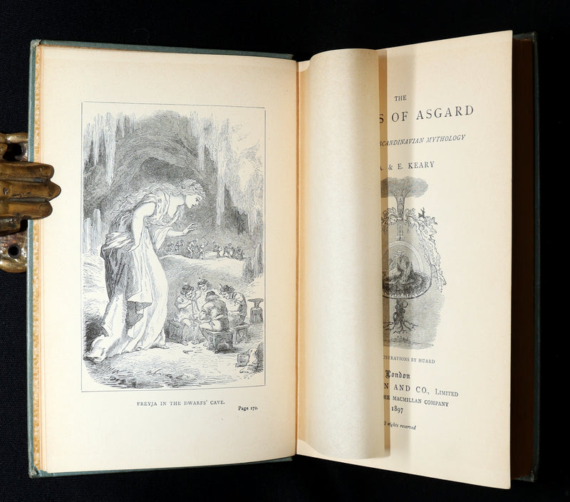 1897 Scarce Edition - The Heroes of Asgard by A. & E. Keary Illustrated by Huard