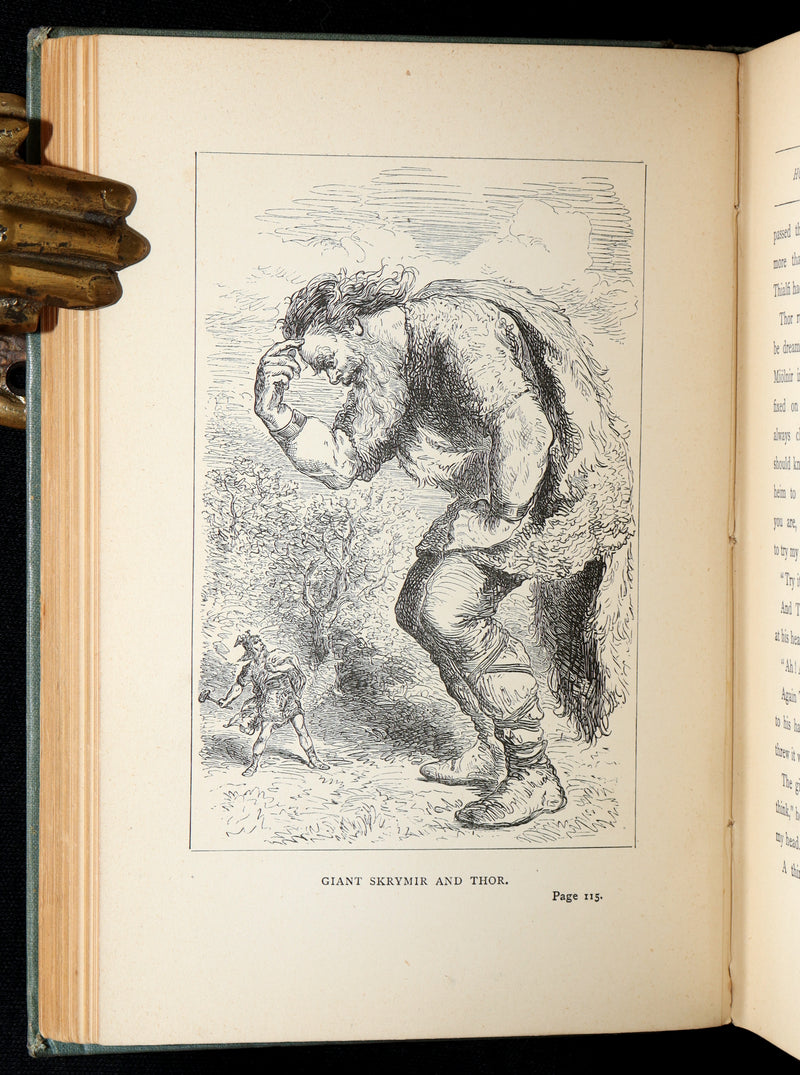 1897 Scarce Edition - The Heroes of Asgard by A. & E. Keary Illustrated by Huard