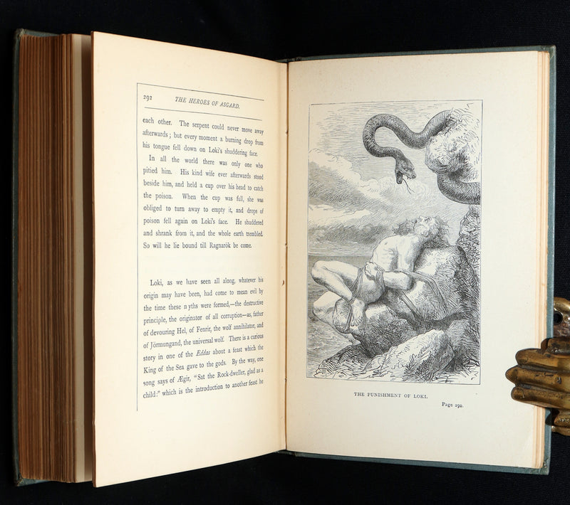 1897 Scarce Edition - The Heroes of Asgard by A. & E. Keary Illustrated by Huard